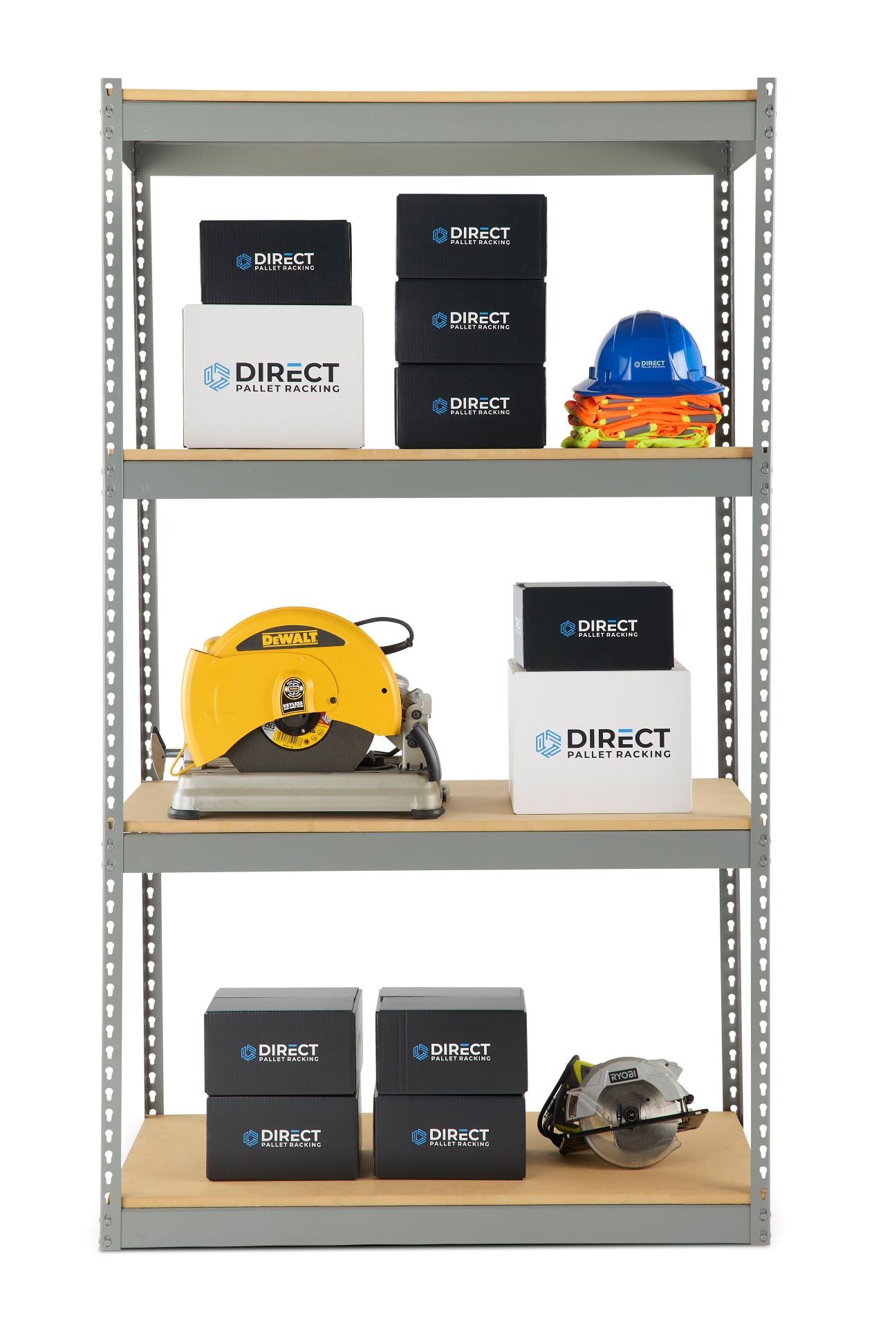 Picture of Rivet Shelving with Particle Board