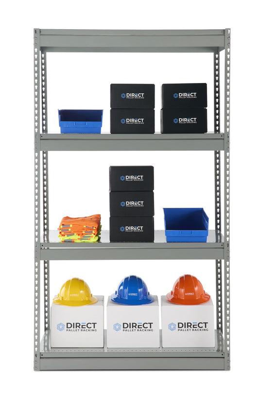 Rivet Shelving Unit 24" X 48" - Steel Shelving