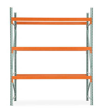 Pallet Rack Teardrop Style - Welded Frames (Green)