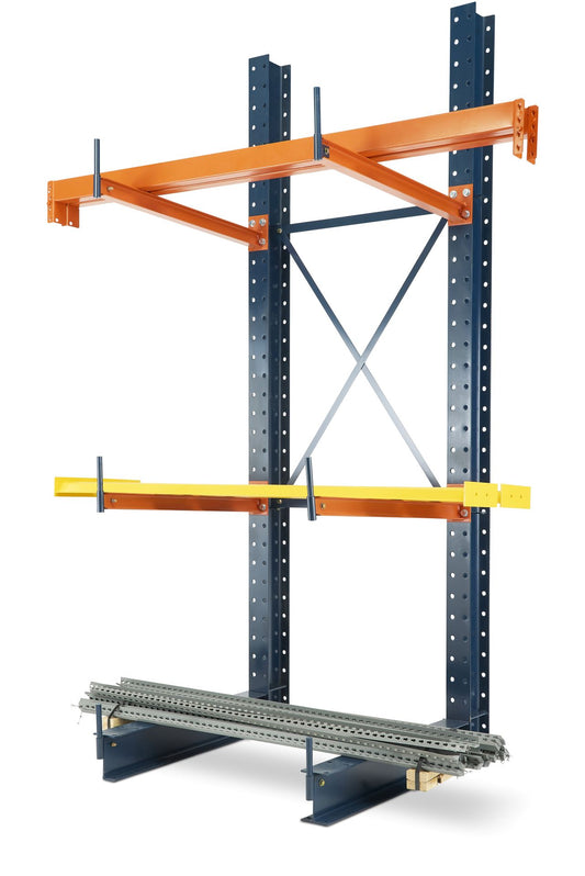 144"H x 56"W Cantilever Racking Bay